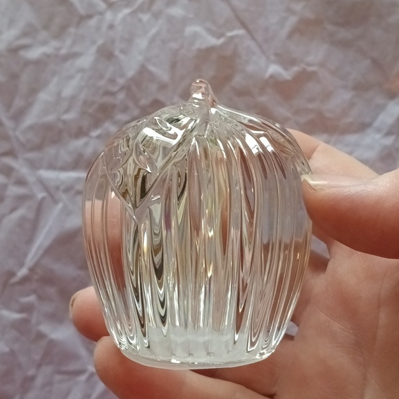 NWOT Gorham glass salt & pepper shakers Pear and Apple made in Germany LIKE NEW - Picture 11 of 15